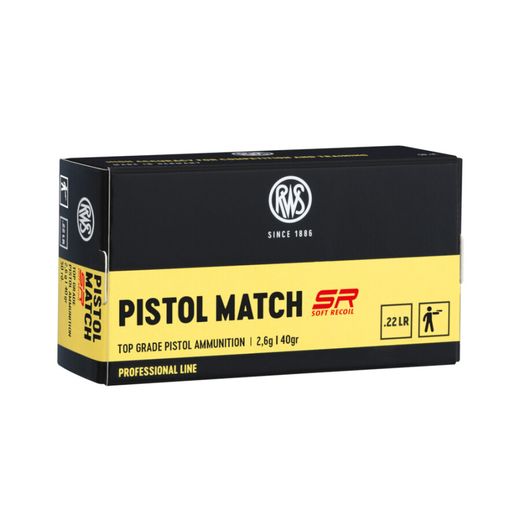 .22LR | RA | Pistol Match SR | 40 grain | 50 pcs | RWS