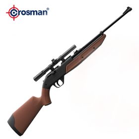 Pumpmaster Brown | Pump-action air rifle starter package | Crosman