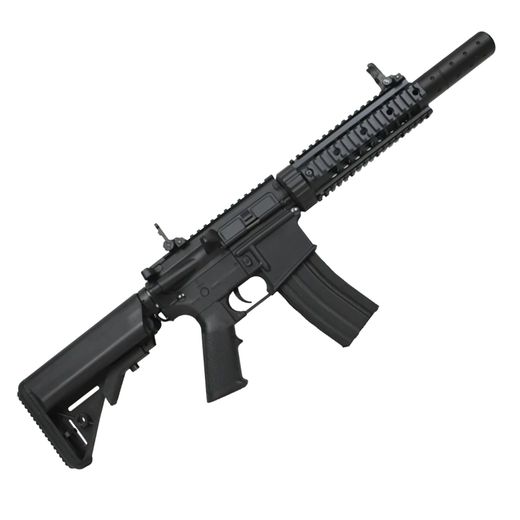 Colt M4 Sportsline Silent OPS 7" | Rifle | AEG (automatic electric gun) | Black | Cybergun / S&T Airsoft