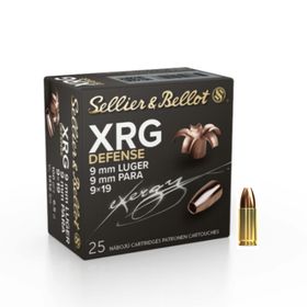 9x19mm | Luger | CHP | XRG Defence | 100 grain | 25rds | Sellier & Bellot