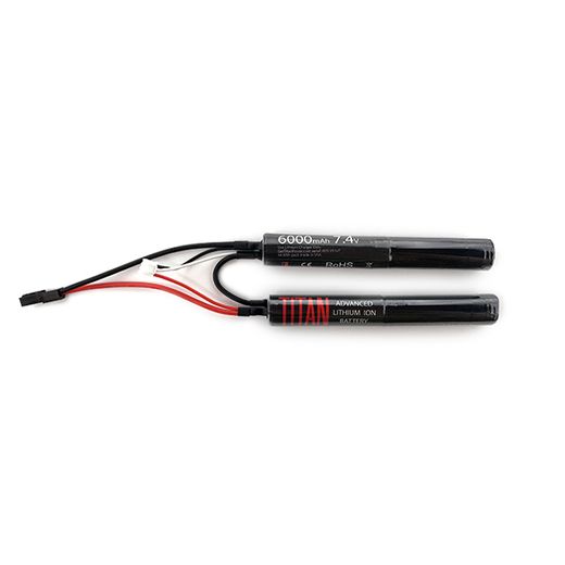 7.4v Lithium Battery | 6000mAh 16c | Crane Nunchuck Type Tamiya | Titan Power
