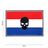 Netherlands Flag Patch Skull | Colour | 101Inc