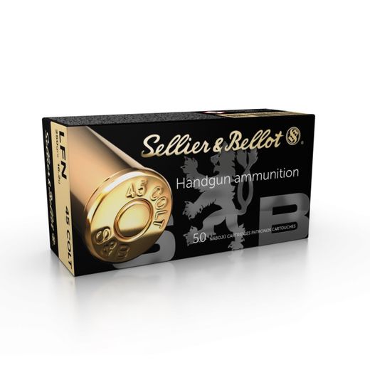 .45 | Colt | LFN | 250 grain | 50pcs | Sellier & Bellot