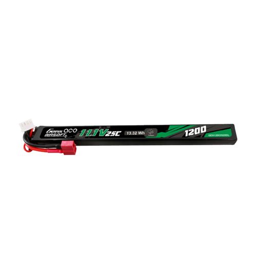 11.1V LiPo Battery | 1200 mAh 25C | T-plug (Deans) | Gens Ace