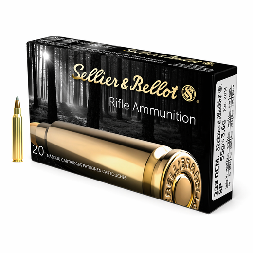 .223 | Rem | SP | 55 grain | 20 rounds | Sellier & Bellot
