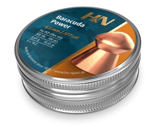 Baracuda Power | 4.5mm | 10.65gr | 300pcs | H&N   
