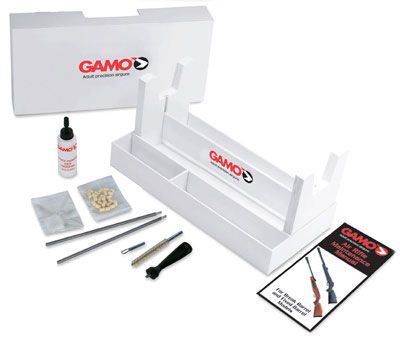 Gamo care set with rifle stand.