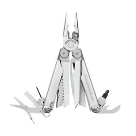 Leatherman Wave+ Silver | Multitool | LE 6025CLAM-NS