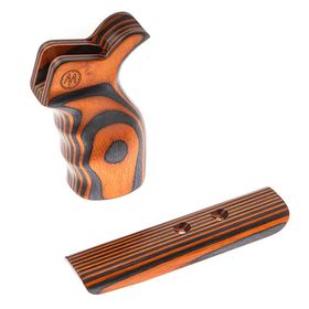 Grip & Cheek piece | Krait | Orange Laminate | AirMaks
