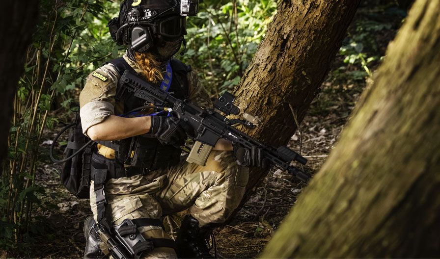 Optics for airsoft