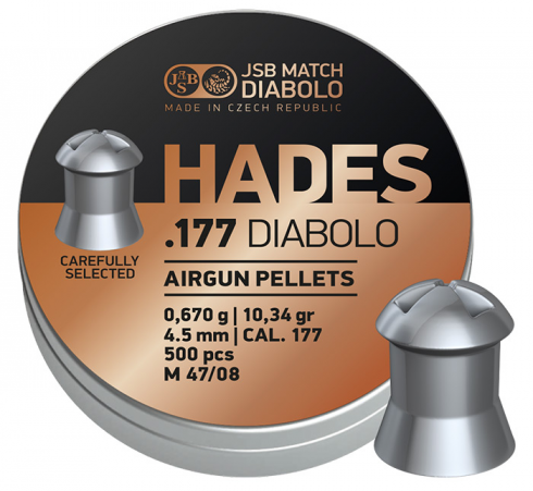 Hades | 4.5mm | 10.34gr | 500pcs | JSB 