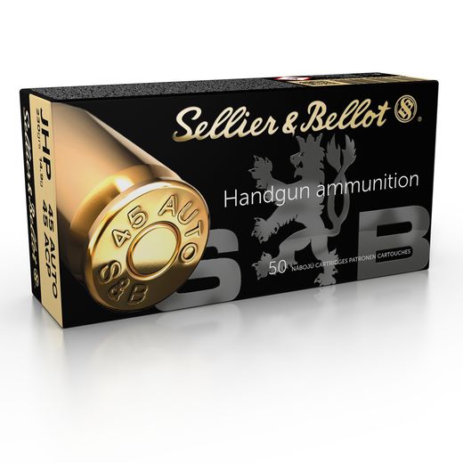 .45 ACP | JHP | 230 grain | 50 rounds | Sellier & Bellot