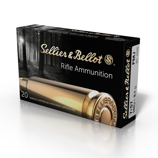 7x57 | FMJ | 140 grain | 20 pcs | Sellier & Bellot