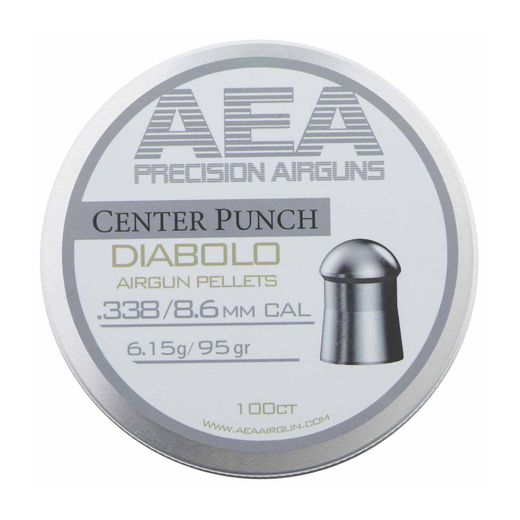 8.6mm / .338 | 95gr | Center Punch Diabolo | 100pcs | AEA