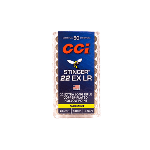 .22LR | Stinger EX | Varmint | CP HP | 32 grain | 50 pcs | CCI