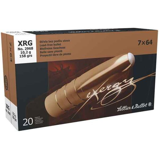 7x64 | XRG | Lead Free | 158 grain | 20 pcs | Sellier & Bellot