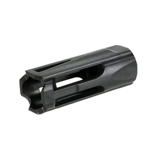 Flash Hider with Set Screw | 14mm CCW | Black | Krytac
