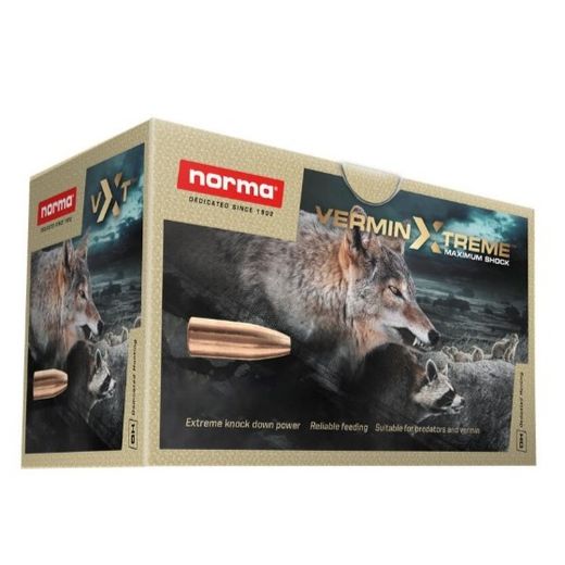 .222 | Rem | Vermin Xtreme | 55 grain | 20 rounds | Norma