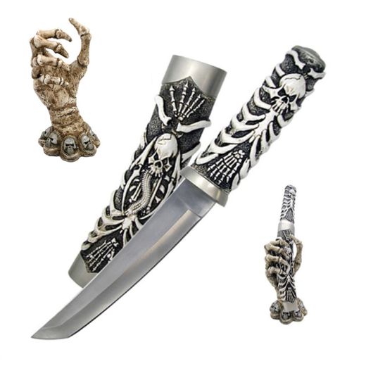 Hand Skull Tanto | Blades USA