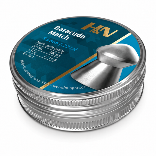 Baracuda Match | 5.51mm | 21.14gr | 200pcs | H&N