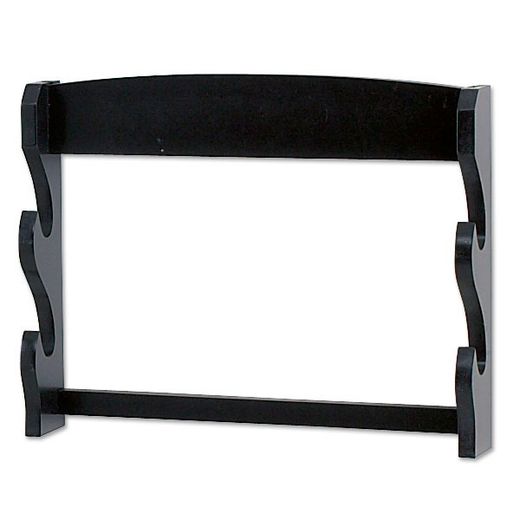 2 Katanas Wall Display Black | JS