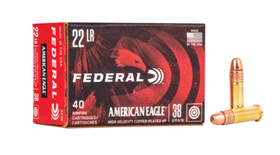 American Eagle | HV | Copper Plated | HP | 38 Grain | 50 Rounds | Federal
