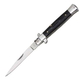 Stiletto pocket knife | S | Micarta | Black | HAL 