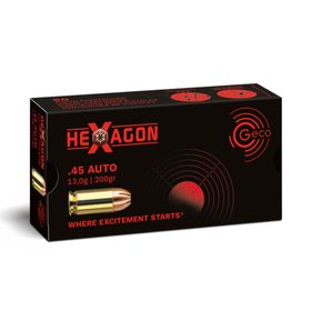 .45 | Auto | Hexagon | 200 grain | 50pcs | Geco