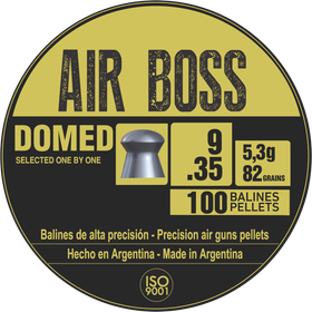 Domed | 9mm | 82gr | 100pcs | Air Boss
