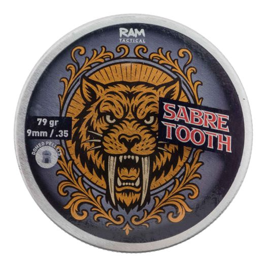 .357 / 9mm | 79gr | Domed Pellets | Ram Tactical