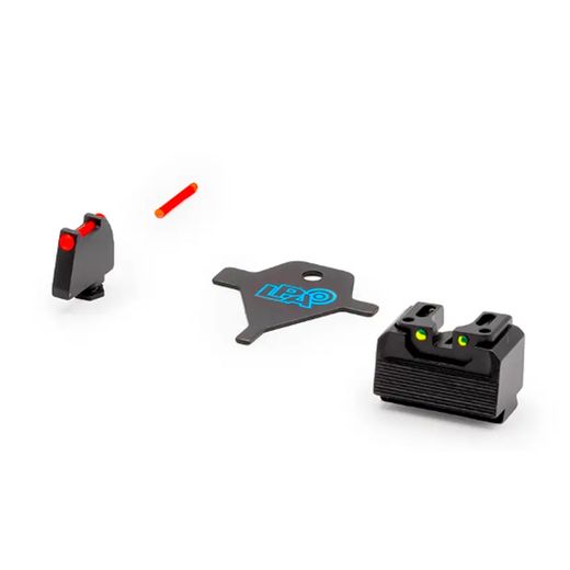 Sight Set with Fiber Optic | Glock 17 to 48 (incl. X) OR | LPA Sights