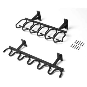 Rifle Wall Rack | 6 Slots | Black | Savior