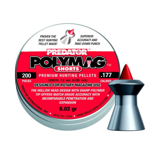 Predator Polymag Short | 4.5mm | 8.02gr | 200pcs | JSB
