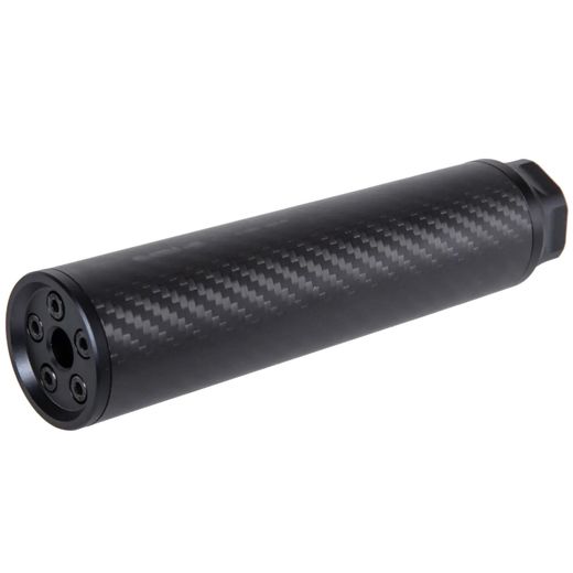 Silverback Medium Dummy Suppressor Carbon | 14mm CCW Airsoft Moderator