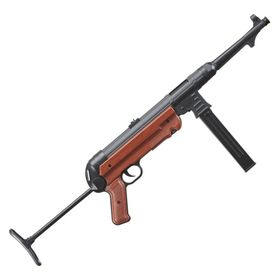 MP40P WWII | SMG | AEG (automatic electric gun) | Black with Synthetic Wood Lower | Lancer Tactical