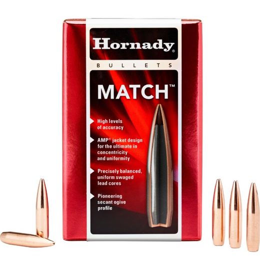pellets | .224 | Match | BTHP | 52 Grain | 100 pcs | Hornady