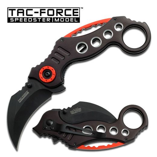 Tac Force Karambit Black Red | SHOGUN