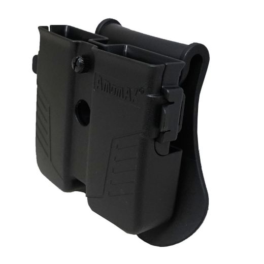 Universal Double Magazine Pouch | Black | Amomax 