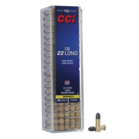 .22 Long | LRN | Sub-Sonic Low Noise | 29 grain | 100 rounds | CCI