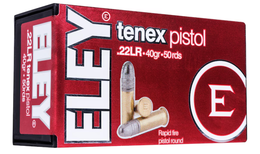 .22LR | Tenex | Pistol | 40 grain | 50 pcs | Eley