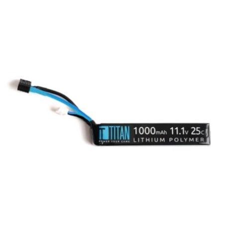 11.1v LiPo Battery | 1000mAh 25C | T-Plug (Deans) | Titan