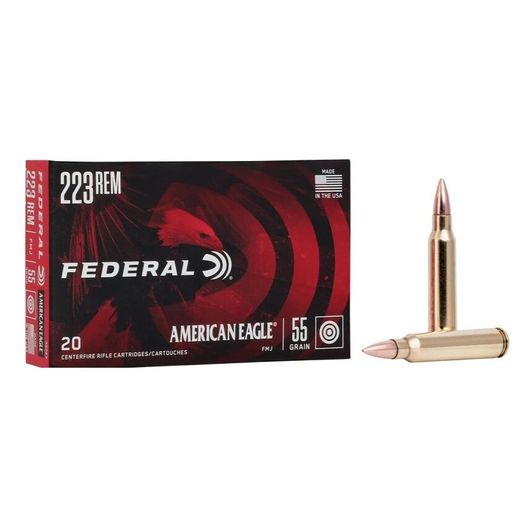 .223 | Rem | CA | American Eagle | FMJ | 55 grain | 20pcs | Federal