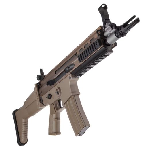 Tokyo Marui SCAR-L CQC AEG Assault Rifle FDE - 10 inch