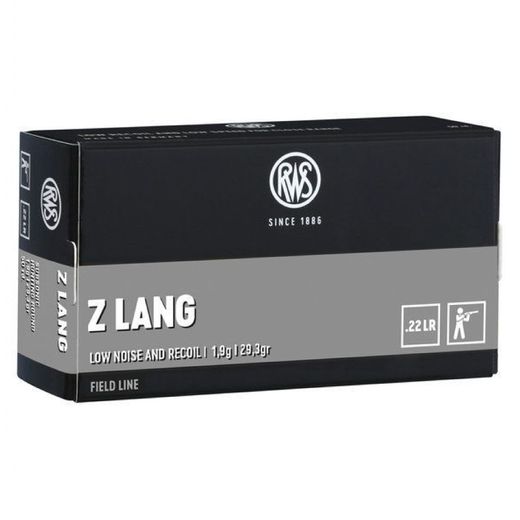 .22LR | Extra Long | Rimfire | Z22 Lead | 29.3 grain | 50 rounds | RWS