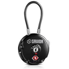 Code Combination Lock | 3 Digits | Black | Savior