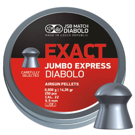 Exact Jumbo Express Diabolo | 5.5mm | 14.35gr | 250 pcs | JSB