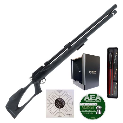 Package Deal | 6.35mm / .25 | M25 PCP Air Rifle | Snowpeak