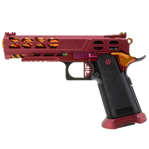 Tokyo Marui Hi-Capa 5.1 GBB airsoft pistool | rood custom build