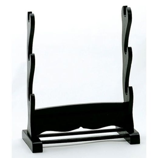 Samurai Sword Table Display III Luxe | Black