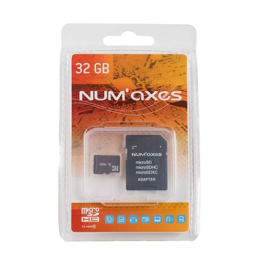 Memory card | SD + Adapter | 32GB | Num Axes